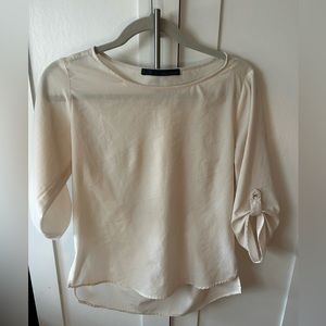Zara Basic XS Soft Pink Blouse